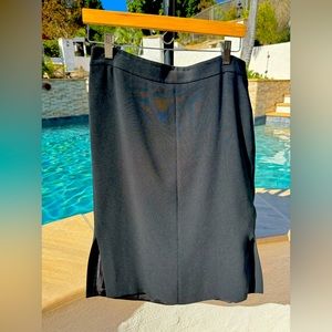 Black j crew skirt size 10